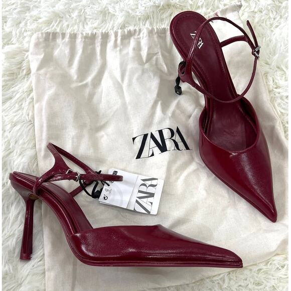 ZARA Pointed Toe Heels NWT - Picture 8 of 16